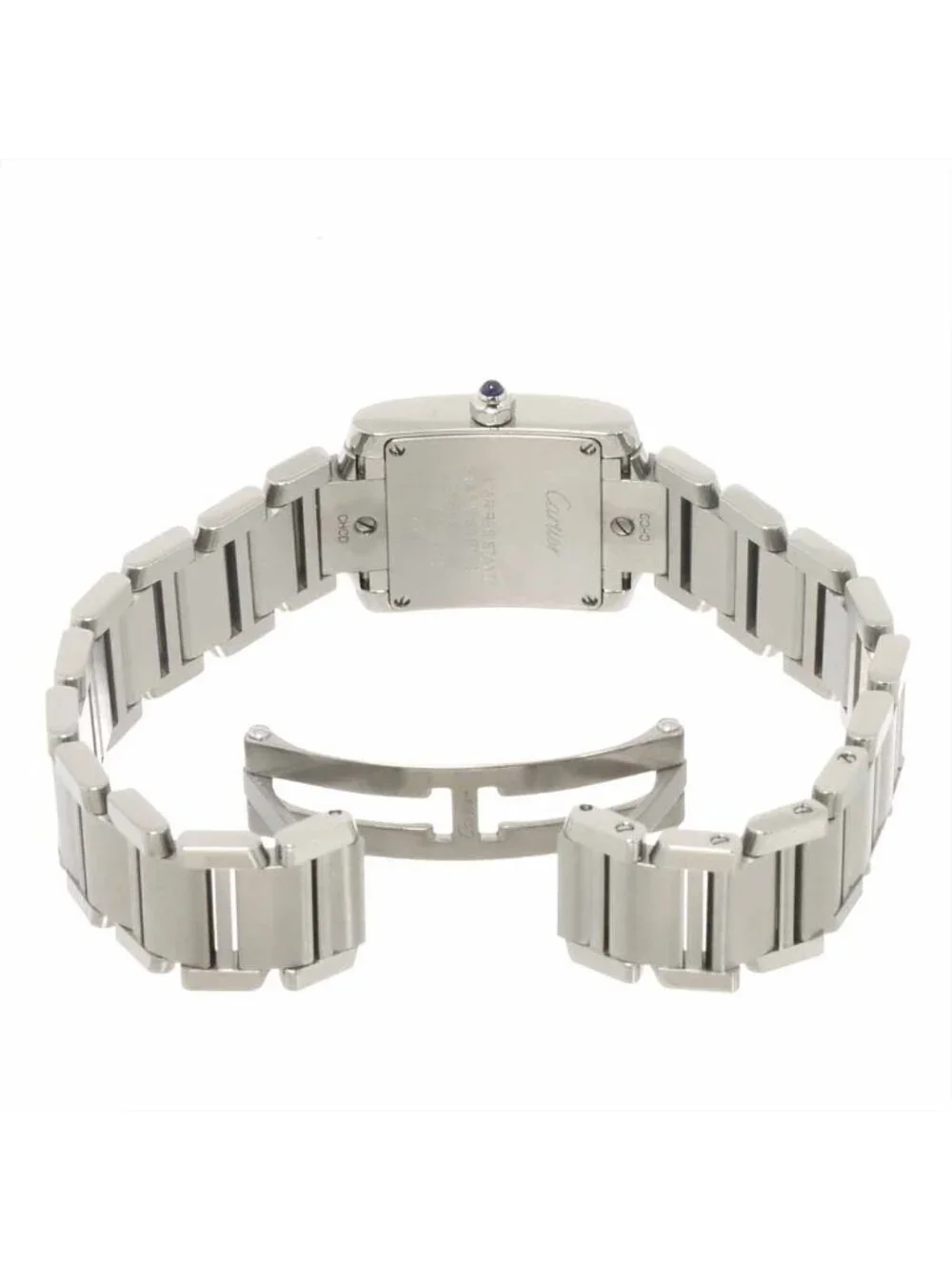 Cartier Tank Francaise SM Watch Diamond Bezel Quartz
